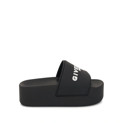 Shop Givenchy Logo Platform Sandal