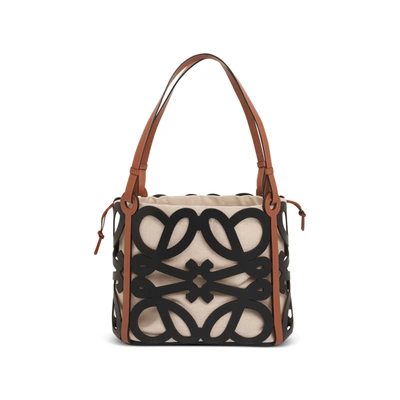 Shop Loewe Small Anagram Cut Out Tote
