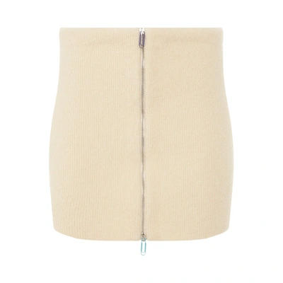 Shop Off-white Micro Boucle Mini Skirt