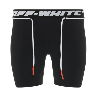 Shop Off-white Athleisure Logo Band Shorts