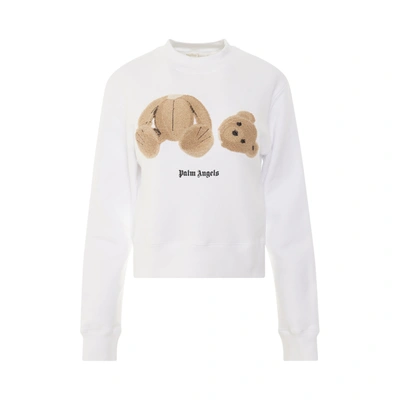 Shop Palm Angels Pa Bear Fitted Crewneck