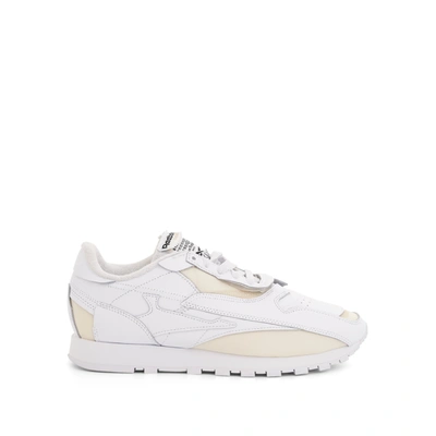 Maison Margiela X Reebok Memory Of Low-top Sneakers In White Leather In White