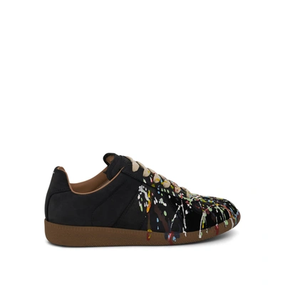 Shop Maison Margiela Replica Paint Drop Sneakers