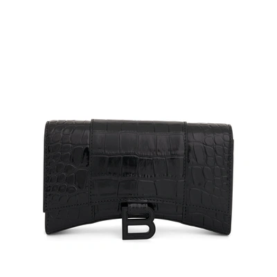 Balenciaga Hourglass Wallet On Chain