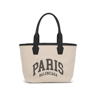 Shop Balenciaga Cities Paris Jumbo Small Tote Bag