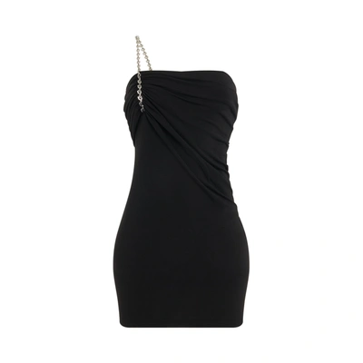 Shop Givenchy Shiny Crepe Jersey Mini Dress