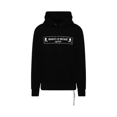 Shop Mastermind Japan Boxed Logo Glass Beads Hoodie
