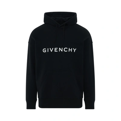 Shop Givenchy Archetype Print Logo Slim Fit Hoodie