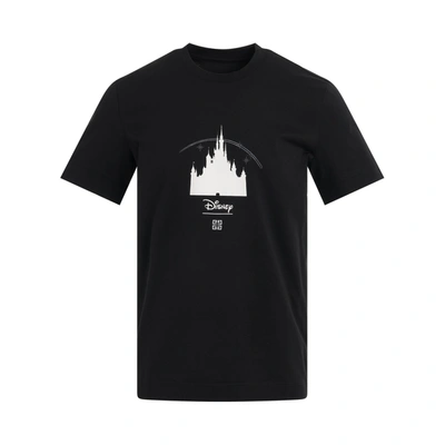 Shop Givenchy Disney Castle Print Slim Fit T-shirt