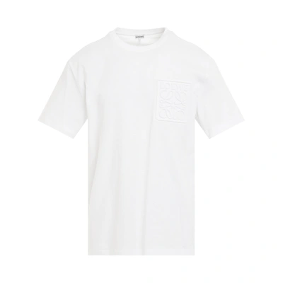 Loewe Anagram Debossed Crewneck Short Sleeve Cotton T-shirt