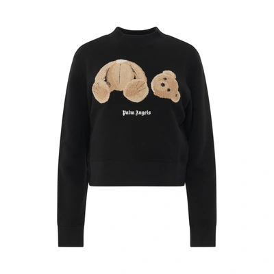 Shop Palm Angels Bear Fitted Crewneck