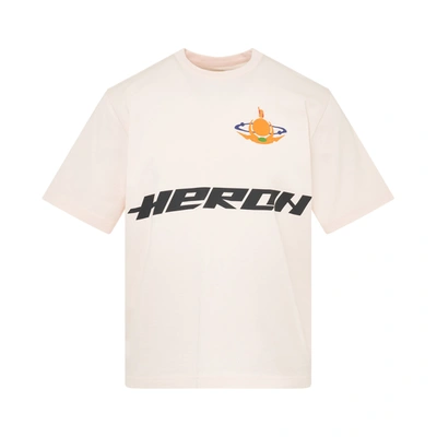 Shop Heron Preston Heron Globe Burn Short Sleeve T-shirt