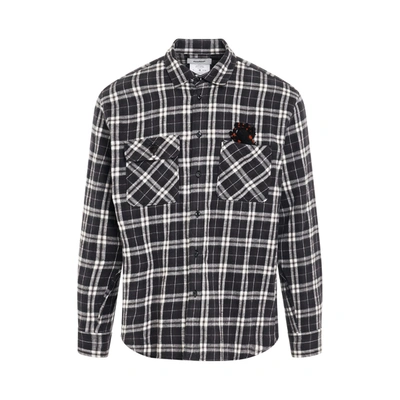 Shop Doublet Check Shirt With A Spider