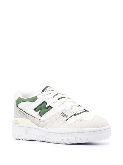 Shop New Balance '550' Sneakers In Green