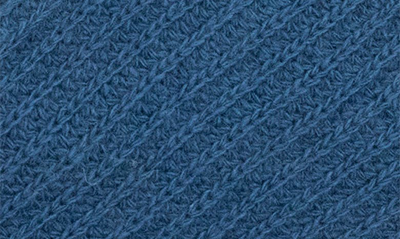 Portolano Cashmere Rib Gloves In Indigo Blue