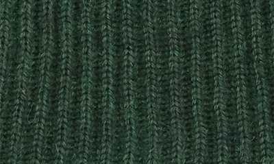 Portolano Merino Wool Rib Cuff Beanie In Hunter