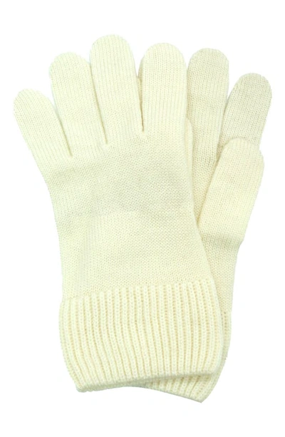 Shop Portolano Merino Wool Gloves In Cream