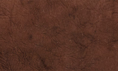 Portolano Genuine Shearling Leather Gloves In Chocolate/ White