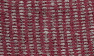 Portolano Stitch Slouchy Knit Beanie In Maroon/ Shale