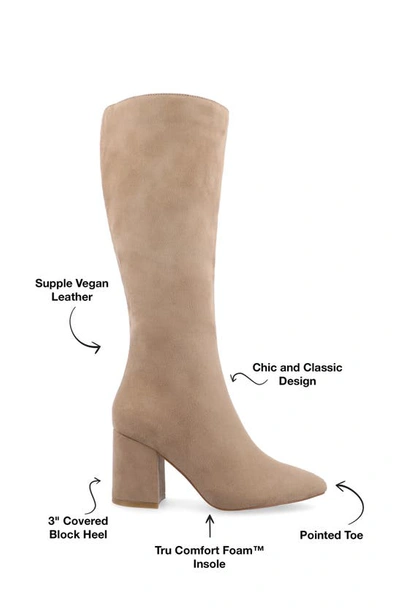 Journee Collection Ameylia Boot In Beige