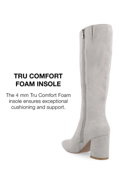 Shop Journee Collection Ameylia Boot In Grey