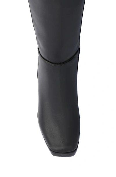 Journee Collection Mylah Block Heel Boot In Black