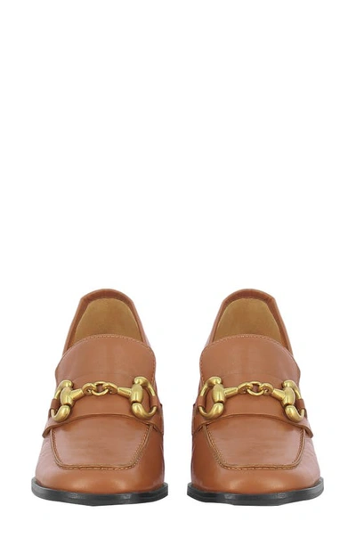 Saint G Valentina Loafer Pump In Cuoio Brown