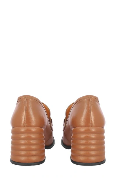 Saint G Valentina Loafer Pump In Cuoio Brown