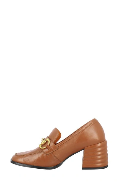 Saint G Valentina Loafer Pump In Cuoio Brown
