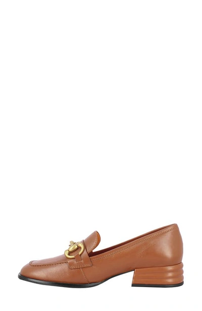 Shop Saint G Jenny Loafer Pump In Cuoio Brown