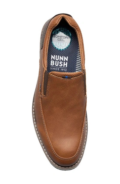 Shop Nunn Bush Hyde Ii Moc Toe Slip-on Loafer In Cognac