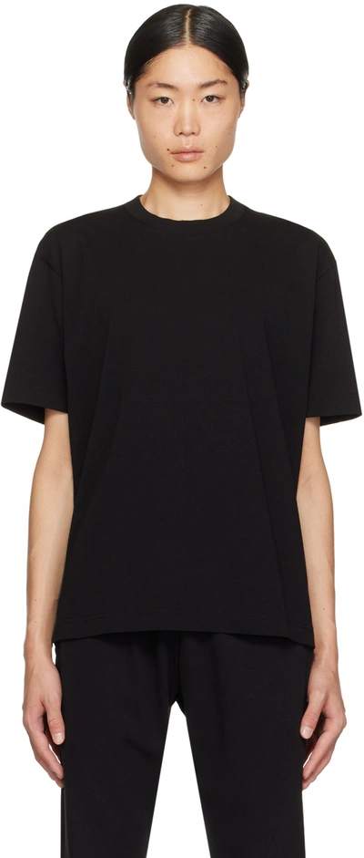 Shop Reigning Champ Black Midweight T-shirt In 001 Black