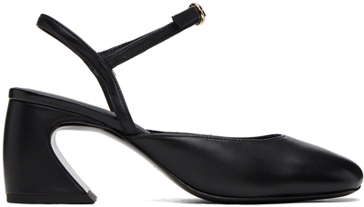 3.1 Phillip Lim Leather Comma-heel Leather Pumps In Ba001 Black