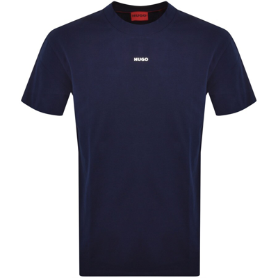 Shop Hugo Dapolino T Shirt Navy