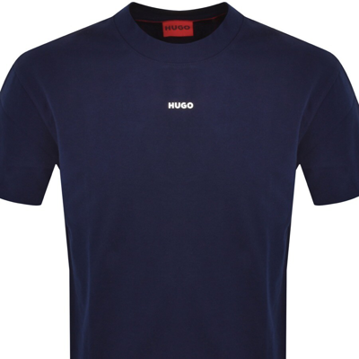 Shop Hugo Dapolino T Shirt Navy