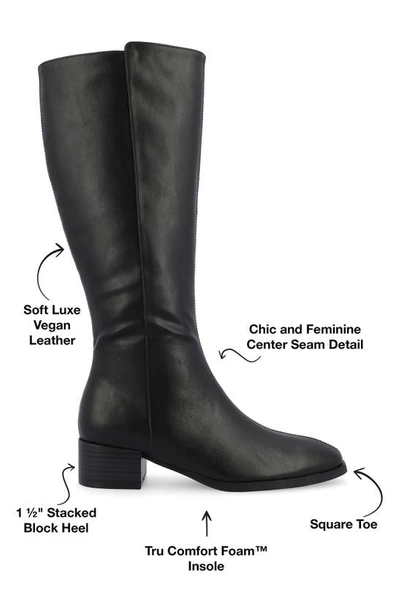 Journee Collection Devri Tall Boots In Black