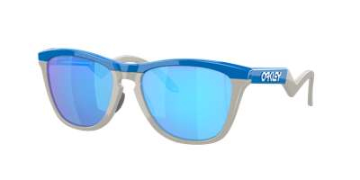 Shop Oakley Man Sunglasses Oo9289 Frogskins™ Hybrid In Prizm Sapphire