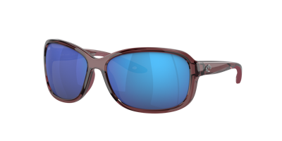 Shop Costa Woman Sunglasses 6s9114 Seadrift In Blue Mirror