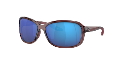 Shop Costa Woman Sunglass 6s9114 Seadrift In Blue Mirror