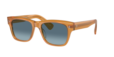 Oliver Peoples Birell Sun Pillow Sunglasses, 52mm In Marine Gradient