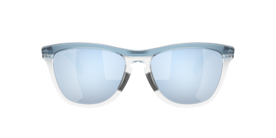 Shop Oakley Unisex Sunglasses Oo9284a Frogskins™ Range (low Bridge Fit) In Prizm Deep Water Polarized