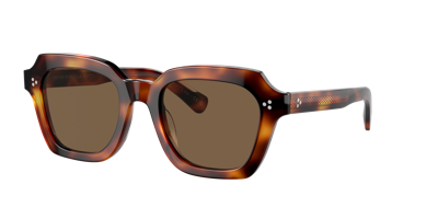 Oliver Peoples Kienna Square-frame Sunglasses In Brown