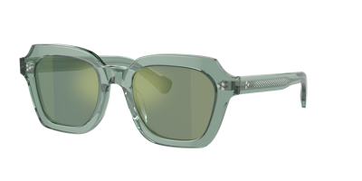 Shop Oliver Peoples Woman Sunglass Ov5526su Kienna In Graphite Gold