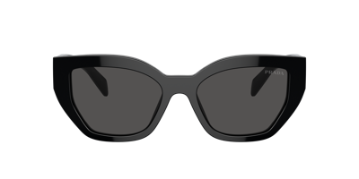 Shop Prada Woman Sunglasses Pr A09s In Dark Grey