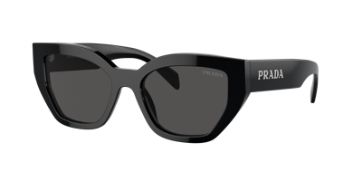 Shop Prada Woman Sunglasses Pr A09s In Dark Grey