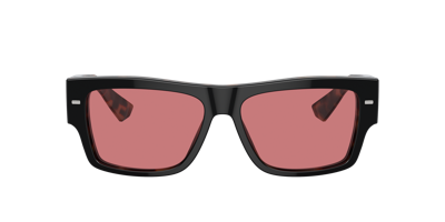 Dolce & Gabbana Dg4451 34177n In Purple Brown