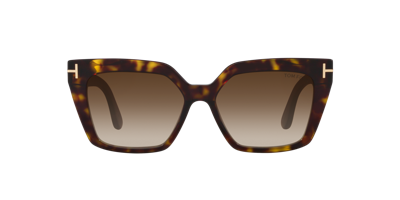 Tom Ford Women's Winona Sunglasses, Gradient Tr001637 In Brown Gradient