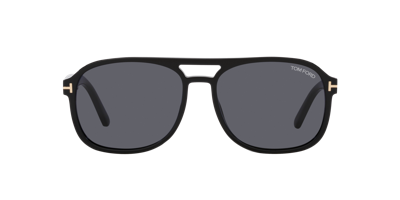 Tom Ford Bruce Oversize-frame Sunglasses In Grey