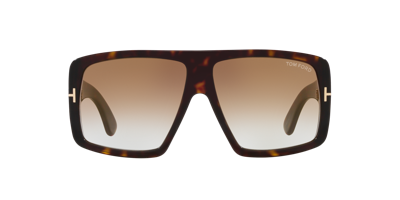 Tom Ford Raven Sunglasses In Brown Gradient