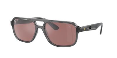 Ray Ban Ray In Purple,silver